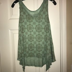 Free People printed tank top